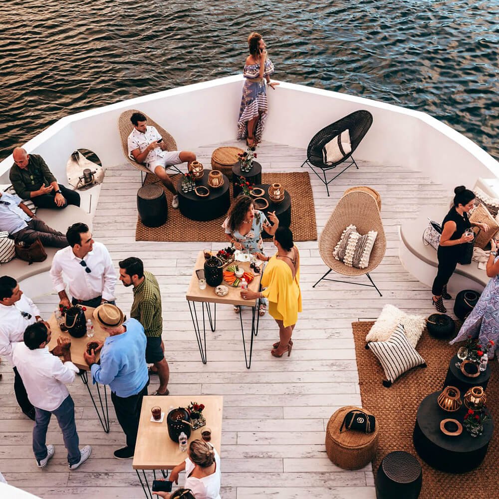 Guests enjoying Pelican X in Cabo